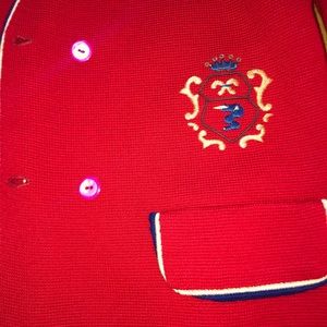 Extra small red cardigan